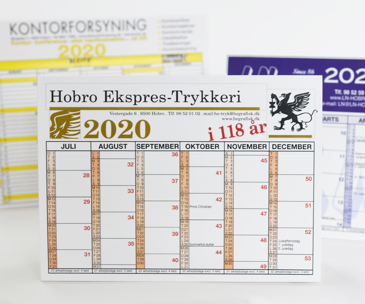 Bordkalendere | Hobro Ekspres Trykkeri